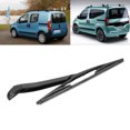 thumbnail image 1 of Rear Windshield Wiper Arm Blade Kit, ABS High Tensile Black Rear Windscreen Wiper Arm Antiaging  For Repair, 1 of 8
