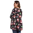 thumbnail image 4 of Charmo Womens Plus Size Top 3/4 Sleeve Flowy Tunic Dress Shirts Loose Fitting, 4 of 5