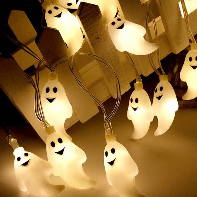 ABPWLY Halloween LED Battery Light String Lantern Party Decor Props Clearance Home and Kitchen Canada Days Home Christmas