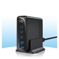 thumbnail image 1 of 140W Charger Desktop USB Charging Station 5 USB Ports PD 100W PPS USB Fast Charger ,Ultra Powerful, 1 of 6