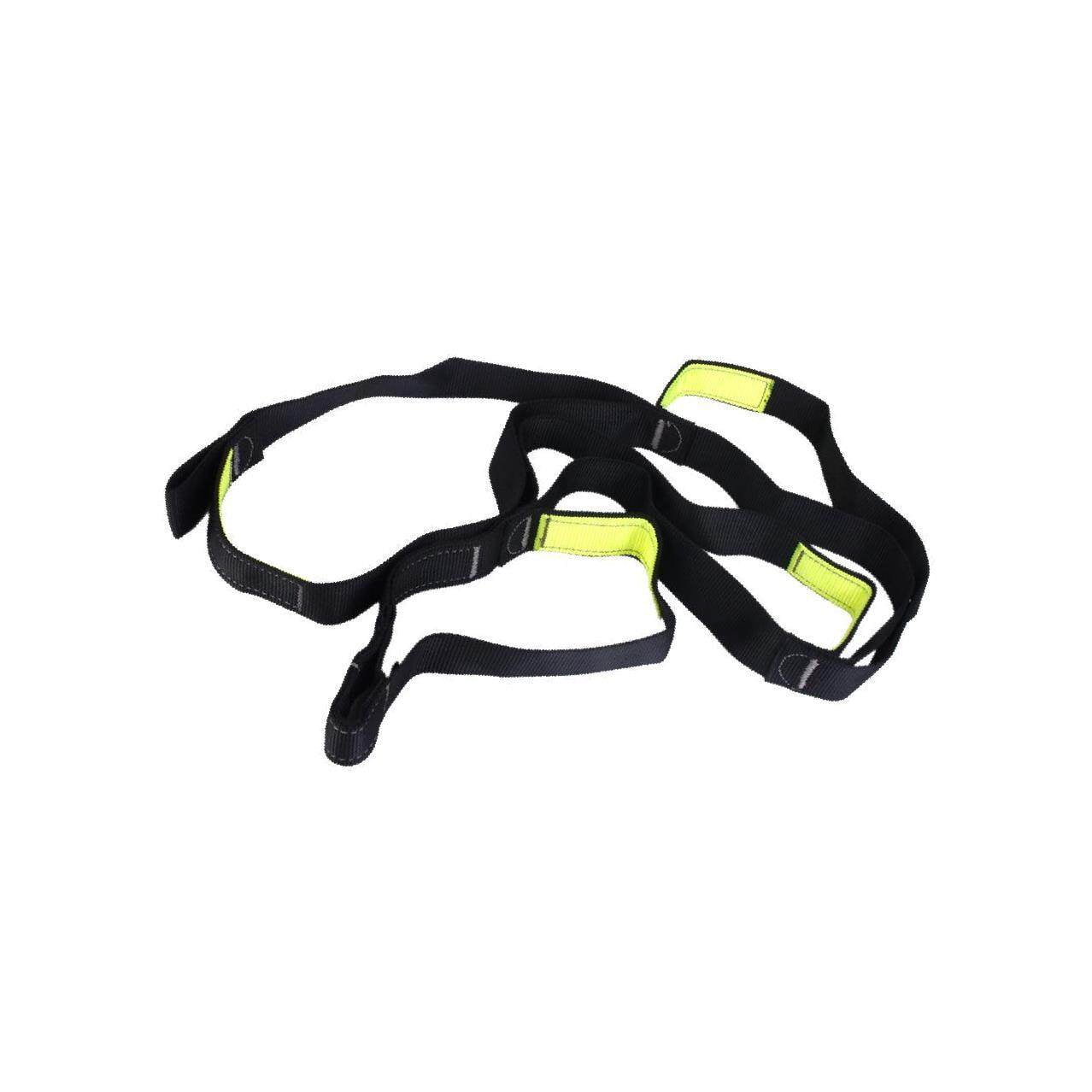 4-Step Etrier Webbing Ladder Hanging Rope for ladder Rope ladder Climbing Caving ladder Rope Rescue Black