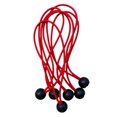 thumbnail image 1 of S SERENABLE 6 Pcs Corde Élastique Robuste pour Bâche de Tente à Attacher Dessus Rouge 8 Pouces, 1 of 9