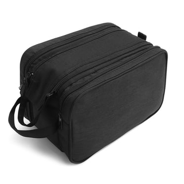 Travel Toiletry Bag for Men and Women, Water-resistant Shaving Dopp Kit, Toiletry Organizer Bag with High Quality Waterproof Nylon