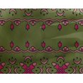 thumbnail image 4 of oneOone Georgette Viscose Fabric Floral Block Print Fabric By Yard 42 Inch Wide, 4 of 4