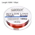 thumbnail image 2 of Uxcell Ligne de Pêche en Nylon Monofilament Enduit de Fluorocarbone 109Yard 6Lb Rouge Vin, 2 of 7