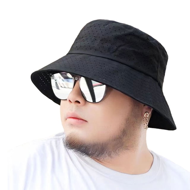 pitrice Fisherman's hat men's big head circumference summer breathable large size enlarged hat