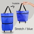 thumbnail image 1 of Sac à Roues de Magasinage Portable Sac de Traction Sac à Roulettes Télescopique Sac de Magasinage de Supermarché Chariot de Magasinage Sac à Dos Pliable, 1 of 5