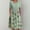 Green 2, variant on yievot Women's Summer Dress Casual Round Neck Short Sleeve Folding Floral Printed Pocket Dresses