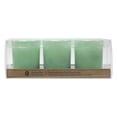 thumbnail image 1 of Hometrends MORNING RAIN Scented 3-Pack Frosted Glass Filled Votive Candles, 1 of 5
