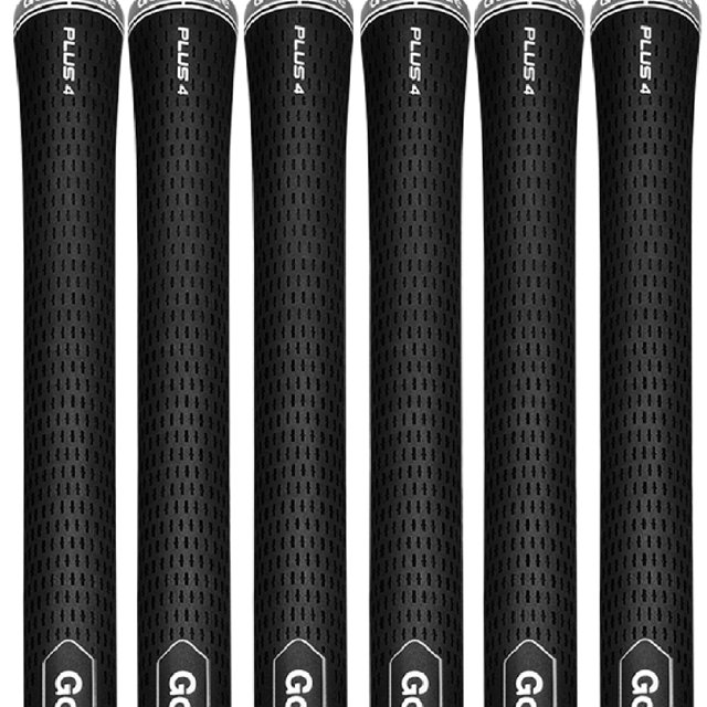 Poignée de Golf en Velours Tour Plus4 GP Tête Grise Crosshatch Poignée en Caoutchouc pour Club de Golf 1 Pcs - Standard
