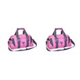 thumbnail image 3 of Wweixi Fitness Bag For On Go Lightweight And Portable Strong And Durable Multipurpose Yoga Gym Bags pink 2Set, 3 of 6