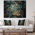 thumbnail image 4 of Design Art - Fleur Fractale Bleu Or Symétrique, 4 of 5