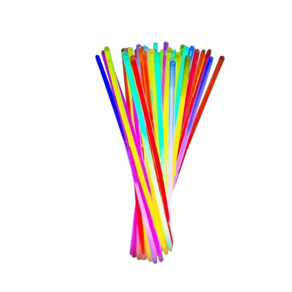 Bâtons Lumineux Haut de Gamme, Lot de 50 avec Connecteurs pour Bracelets, Brillants 10 Heures, Cadeaux de Fête, Bâtons Lumineux Flottants Sécuritaires pour l'Heure du Bain à la Piscine