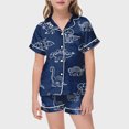 thumbnail image 1 of WEAIXIMIUNG Kid DIY Hand Painted Homewear Set Colouring Pajama Sets For And Girl Can Play With And Wea 130, 1 of 5