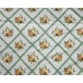 thumbnail image 4 of oneOone Polyester Lycra Fabric Diamond|Leaves & Rose Floral Decor Fabric Printed BTY 56 Inches Wide, 4 of 4