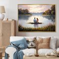 thumbnail image 1 of Designart Romantic Landscape framed wall Art, Romantic Landscape Tranquil Charm I , Romantic Landscape Large framed wall art decor, Multi-Color Traditional black framed wall art, black frame, 1 of 5