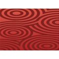 thumbnail image 1 of Ahgly Company Tapis Rectangulaire Rouge Lavable en Machine, 5 Pieds x 7 Pieds, 1 of 7