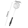 thumbnail image 2 of Stainless Steel Small Line Leakage Hot Pot Dumpling Ball Filter Fence Leakage Spoon Milk Tea Shop Pearl Filter Spoon Kitchen Supplies（2PC）, 2 of 2
