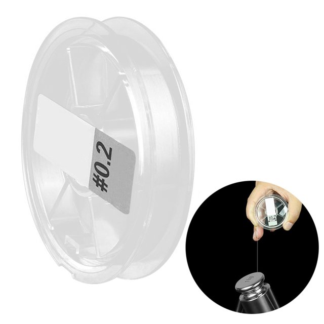 Bangcool 98.4ft Fishing Line Heavy Duty Nylon Clear Fish Line Monofilament Fishing Line