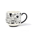 thumbnail image 1 of Ma Maison Black & White Cat Mug, 500 ml, 1 of 4