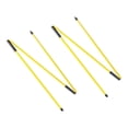 thumbnail image 3 of S SÉRENABLE 2 Pièces Bâtons d'Alignement de Golf 48 Pouces pour Swing Pratique Swing de Golf Mettre Jaune, 3 of 9
