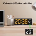 thumbnail image 4 of Matoen12 Réveil Numérique pour Chambre, Facile à Régler, Chargeur USB, Volume Réglable, Mode Jour de Semaine/fin de Semaine, Répétition, 12/24 H, Compact pour Chevet, 4 of 7