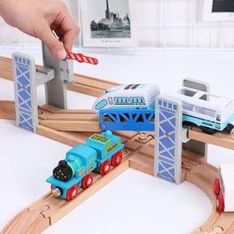 Train toys ZHX 56PCS City Train Tracks Accessories Straight and Flexible
