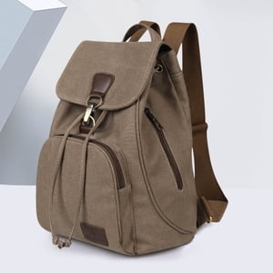 Pstuiky Sac à dos avec sac à lunch, sac à dos de toile vintage Voyage en plein air Randonnée Sac à main sac à main pour l'école Retour à l' école Sacs à dos pour luncher Retour à la classe 65% Désactive