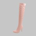 thumbnail image 1 of LSLJS Bottes Cuissardes à Talons Hauts pour Femmes, Chaussures pour Femmes Aguichant d'Hiver à Bout Pointu à Talons Hauts Fins, Bottes Hauteur Genou pour Femmes, 1 of 5
