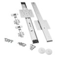 thumbnail image 1 of GUOOL Hidden Flip up Cabinets Door Slide Rails Sliders Easy to Install Door Hardware Kit for Kitchen Cabinet Bedroom Home Bookcases 450mm, 1 of 9