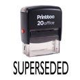 thumbnail image 1 of Printtoo SUPERSEDED Self Inking Rubber Stamp Office Stationary Stamp-Black, 1 of 2