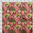 thumbnail image 4 of oneOone Rayon Medium Pink Fabric Flamingo Sewing Material Print Fabric By The Yard 56 Inch Wide, 4 of 5