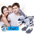 thumbnail image 3 of Children's Dinosaur Light Concert Walk Will Be Called Mechanical Dinosaur Model Toy With Spray Effect, 3 of 9