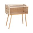 thumbnail image 2 of Almencla Chick Brooder Box Small Animal Wooden Enclosure House for Birds Quails Ducks 60 cmx30 cmx30 cm, 2 of 8