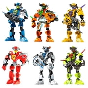 Gprince Star Warrior Soldiers Bionicle HeroFactory Building Blocks Robot Figures Building Bricks For Kids Toys