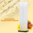 thumbnail image 3 of Bee Queen Cages Roller Plastic White Beekeeping Queen Rearing Kit Cups Box Beekeeper Tool Equipment, 3 of 8