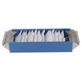 thumbnail image 3 of Index Card Holder, Hold 800 Business Cards High Transparent Cover Card File Holder Organizer Iron Plastic  For Organize Business Cards Blue, 3 of 8