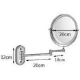 thumbnail image 2 of 8' Led Wall Mirror Magnification, Usb Rechargeable With 1x/7x, White, 2 of 3