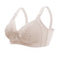 thumbnail image 1 of Bocqde Woman's Plus Size Everyday Bras Embroidery Light Comfortable No Underwire Push Up Bralettes Soft Full Coverage Support Bra, 1 of 5