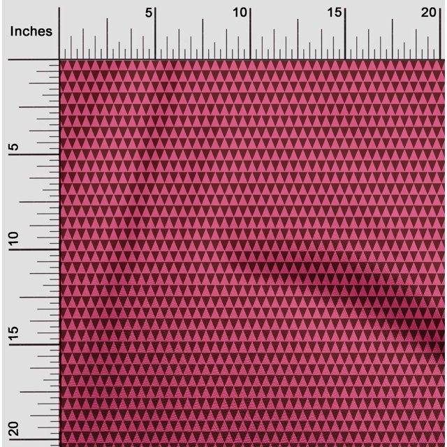 oneOone Tissu en Coton Flex Triangle Imprimé Géométrique BTY 40 Pouces de Large