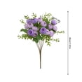 thumbnail image 2 of LSLJS Fleurs Artificielles Fleurs de Mariage Simulées Bouquet en Soie Réutilisable de Noblesse Consort Tea Buds pour Décoration de Table de Réception de Mariage à la Maison Fête Bureau Fleurs Artificielles, 2 of 5