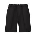 thumbnail image 1 of Toddler Boys Dress Shorts Straight Wide Leg Pants Solid Color Pull on Summer Shorts, 1 of 2