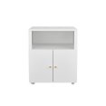 thumbnail image 4 of Yiwa Metal Storage Cupboard with Adjustable Shelf, Versatile Printer Stand & Mobile Filing Cabinet for Home Office or Garage, 4 of 7