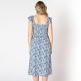 thumbnail image 2 of Devoted robe midi sans manches avec volants sur les épaules, 2 of 6