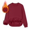 thumbnail image 4 of QIPOPIQ Chandail à Col Rond pour Homme à Manches Longues Décontracté Chaud en Molleton Chandail à Enfiler Liquidation, 4 of 9