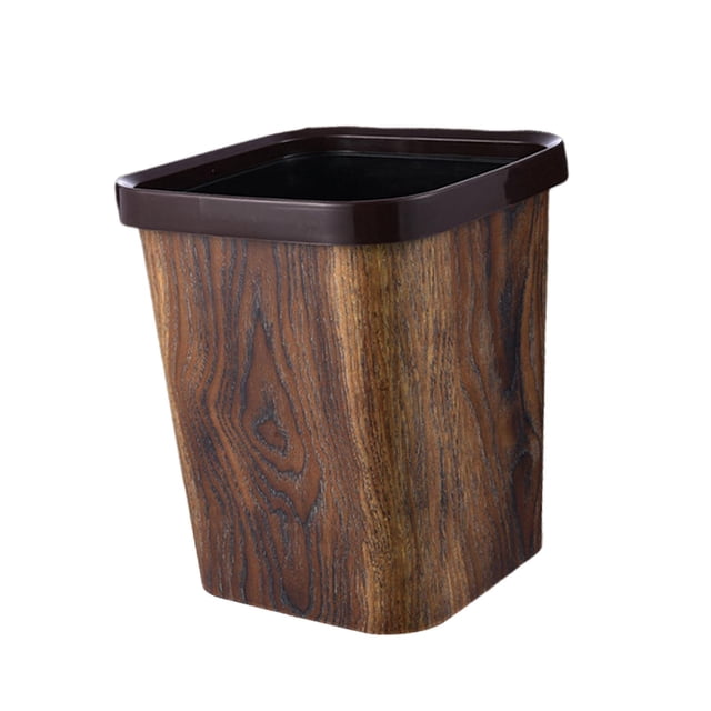 Indoor Rubbish Can Large Dustbin Garbage Container Toilet Waste Bins Wastebasket Square 15L