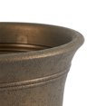 thumbnail image 4 of HC Companies Sierra 10 Inch Resin Flower Garden Planter Pot, Celtic Bronze, 4 of 10