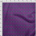 thumbnail image 3 of oneOone Viscose Chiffon Fabric Leaves|Floral & Paisley Block Decor Fabric Printed BTY 42 Inch Wide, 3 of 4