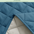 thumbnail image 4 of 2024 1 Piece Sofa Couch Cover 6 Pockets with Elastic Straps Slipcover (Sofa  Wine), 4 of 7
