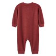 thumbnail image 2 of George Baby Boys' Waffle Henley Romper, 2 of 2